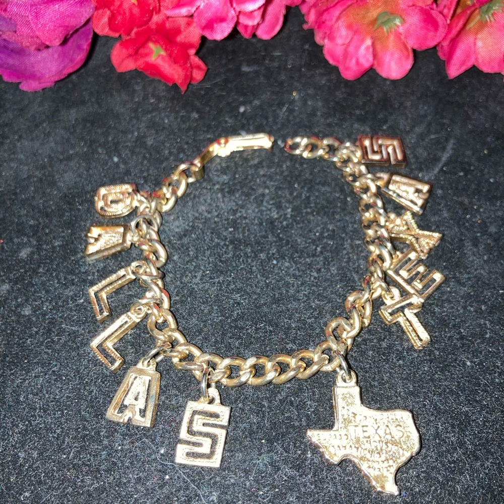 Dallas Texas Charm Bracelet